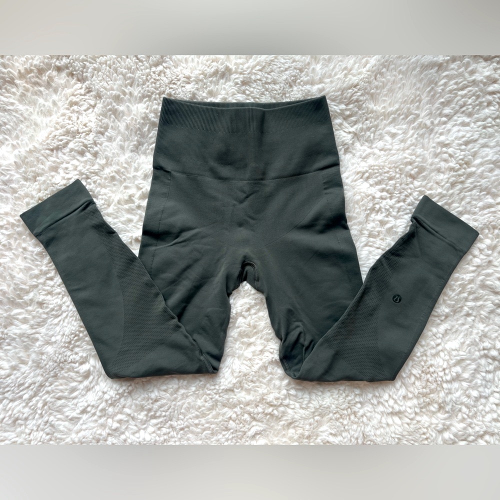 lululemon athletica Dark Green Leggings